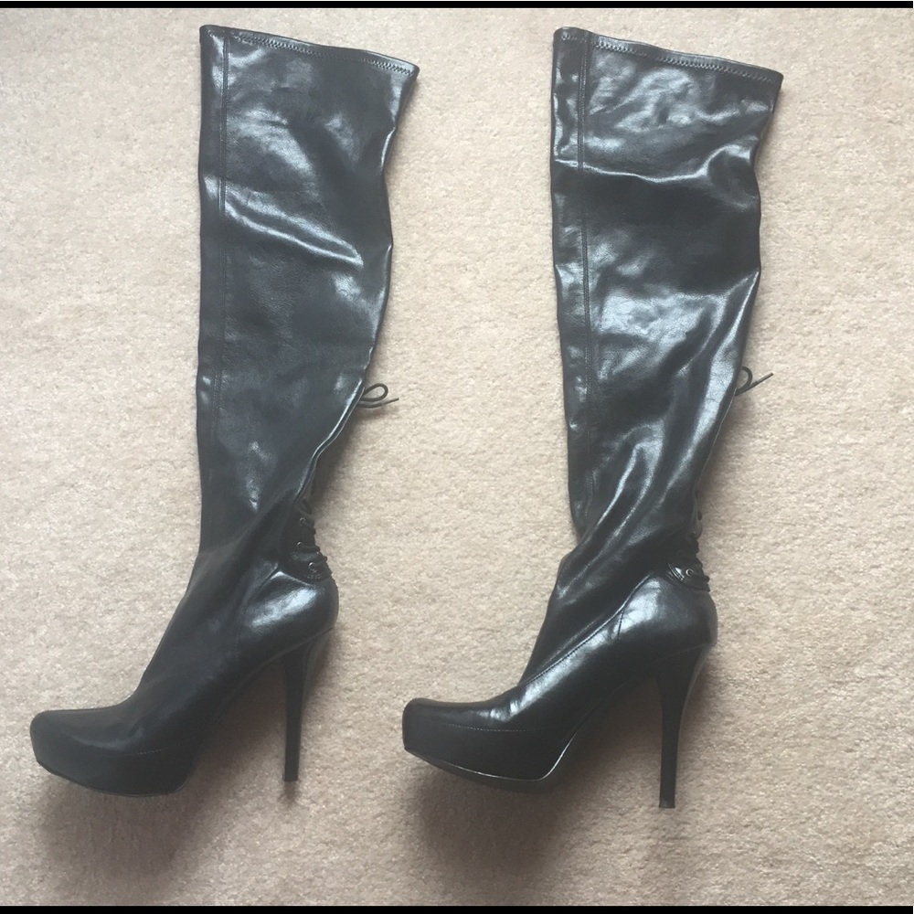 Stiletto Platform Boots